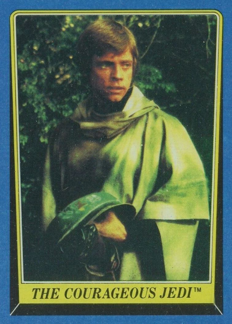 1983 Star Wars Return of the Jedi The Courageous Jedi #136 Non-Sports Card