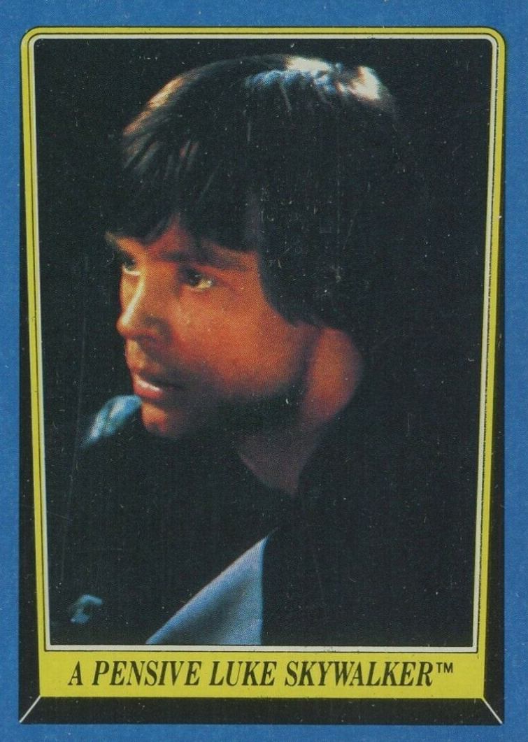 1983 Star Wars Return of the Jedi A Pensive Luke Skywalker #152 Non-Sports Card
