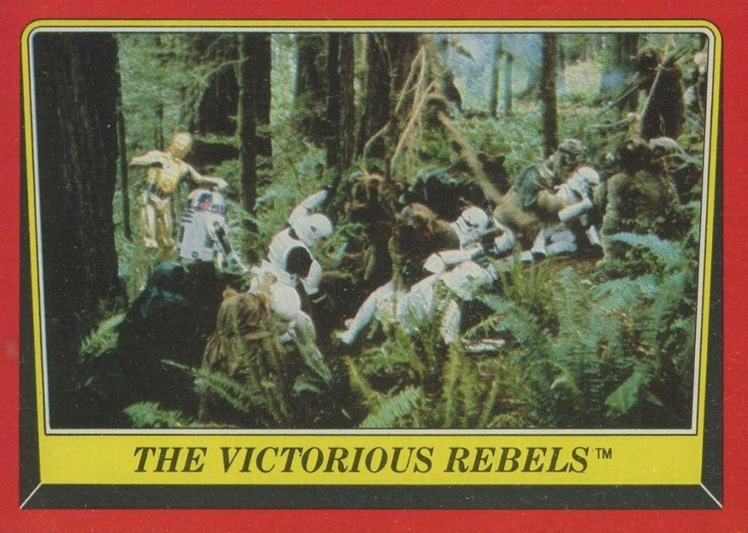 1983 Star Wars Return of the Jedi The Victorious Rebels #114 Non-Sports Card