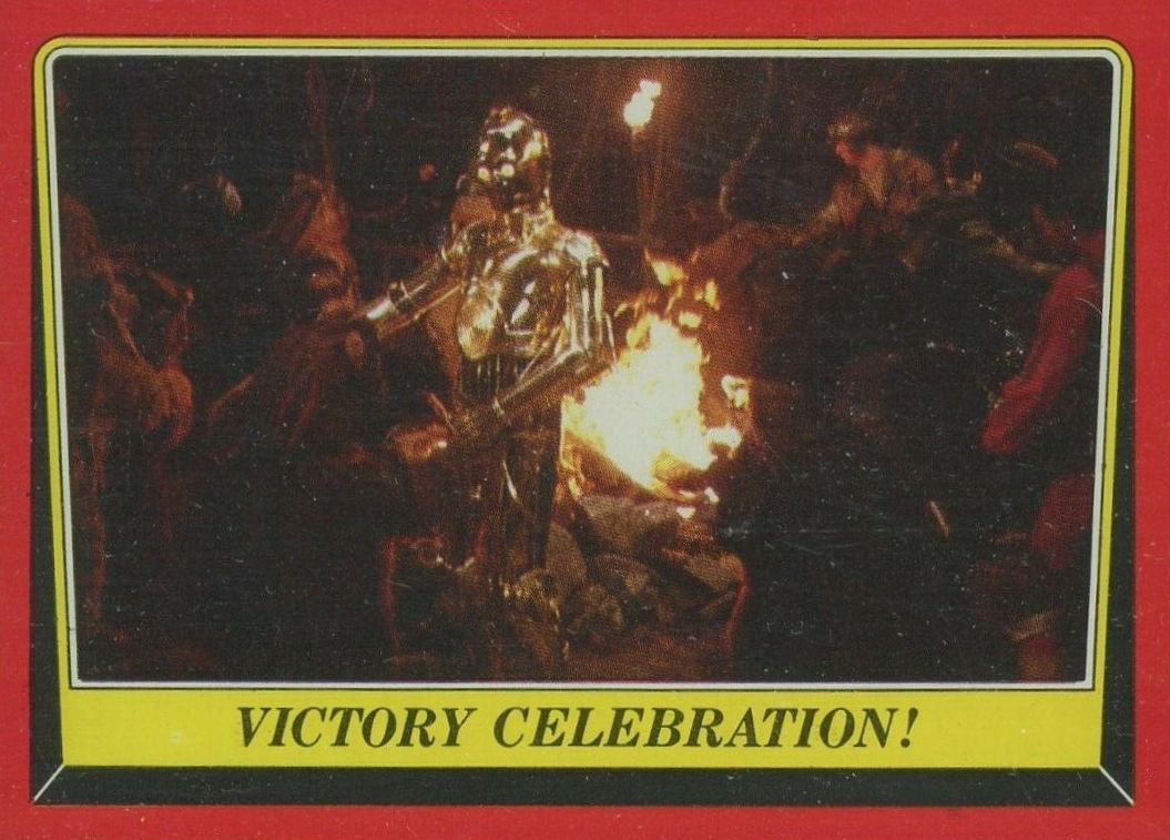 1983 Star Wars Return of the Jedi Victory Celebration #126 Non-Sports Card