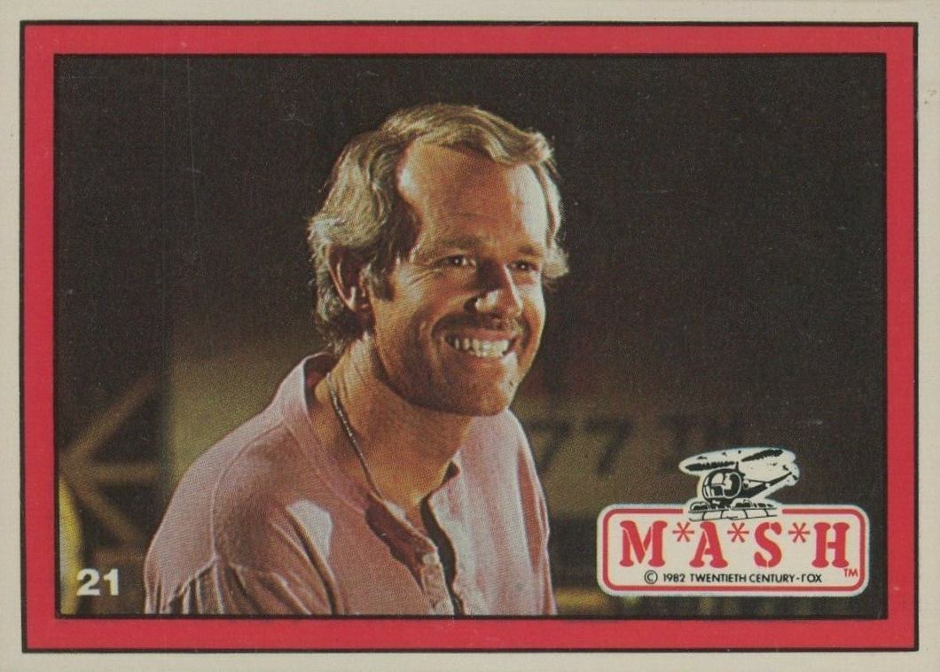 1982 Mash BJ #21 Non-Sports Card