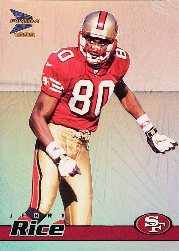 1999 Pacific Prisms Jerry Rice #128 Football Card