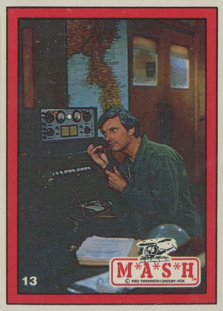 1982 Mash Hawkeye on the Phone #13 Non-Sports Card