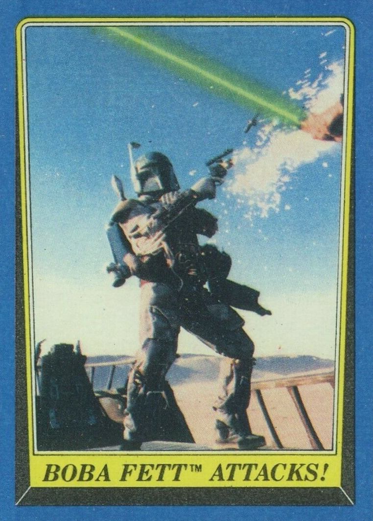 1983 Star Wars Return of the Jedi Boba Fett Attacks #147 Non-Sports Card
