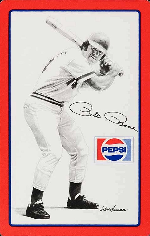 1977 Pepsi-Cola Cincinnati Reds Pete Rose Pete Rose # Baseball Card