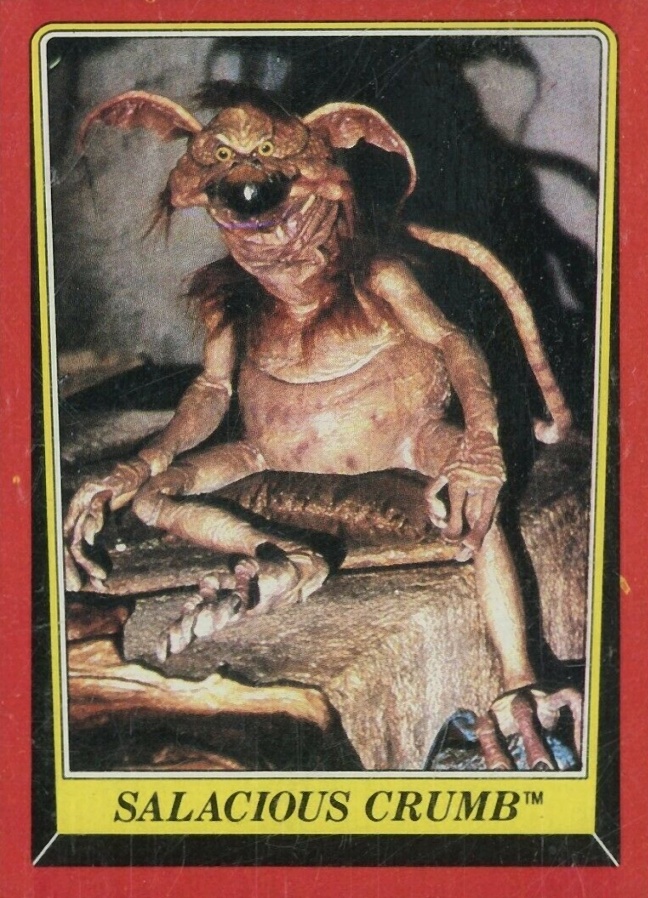 1983 Star Wars Return of the Jedi Salacious Crumb #16 Non-Sports Card