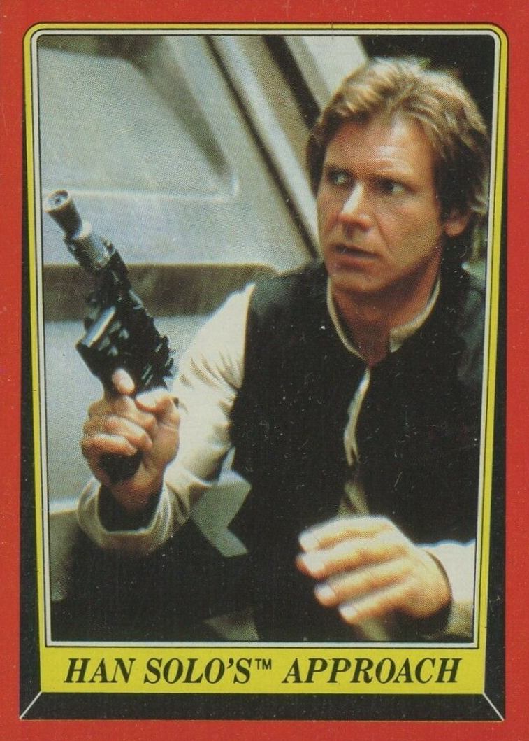 1983 Star Wars Return of the Jedi Han Solo's Approach #98 Non-Sports Card