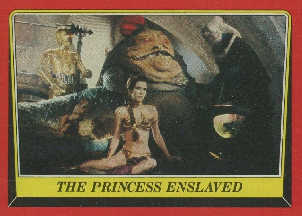 1983 Star Wars Return of the Jedi The Princess Enslaved #32 Non-Sports Card