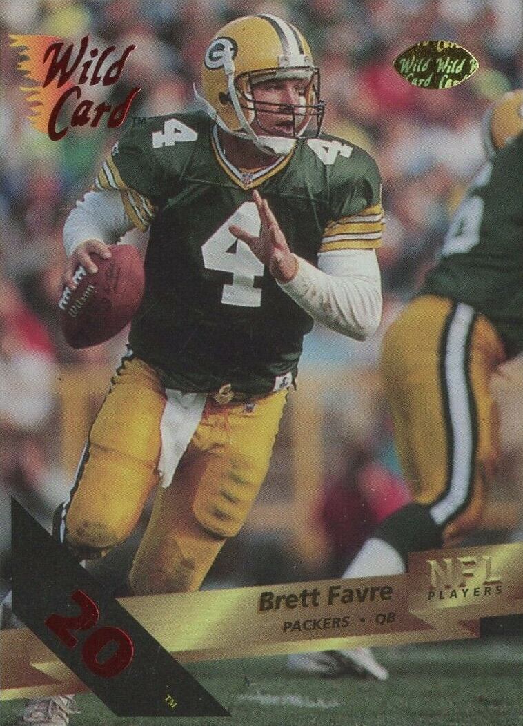1993 Wild Card Brett Favre #136 Football Card