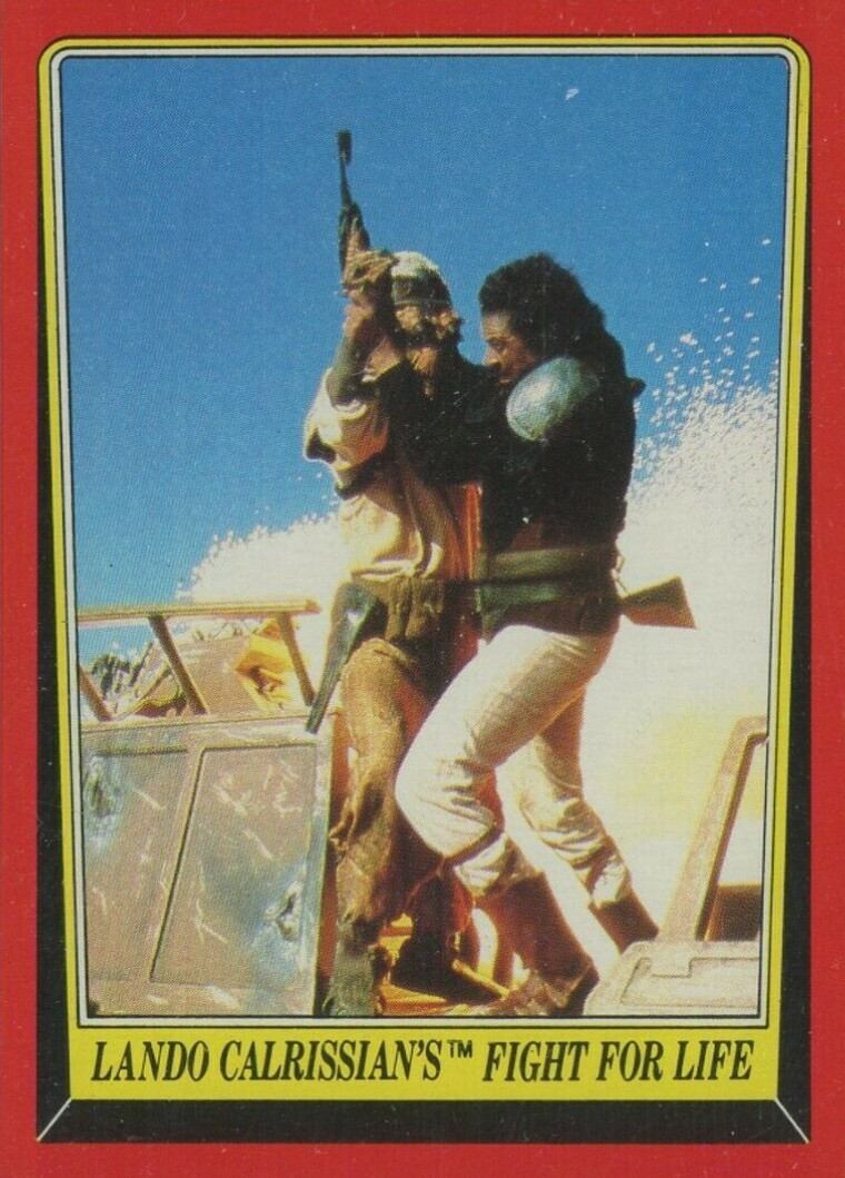 1983 Star Wars Return of the Jedi Lando Calrissian #43 Non-Sports Card