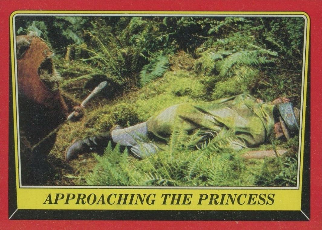 1983 Star Wars Return of the Jedi Approaching The Princess #71 Non-Sports Card