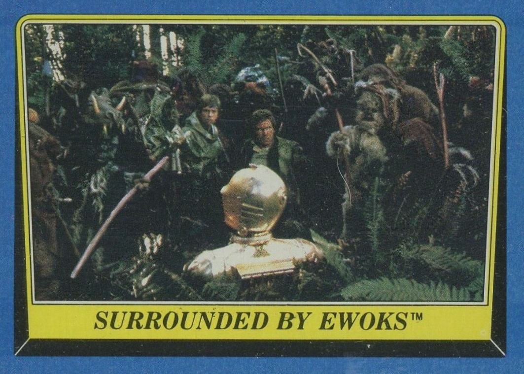 1983 Star Wars Return of the Jedi Observed by Ewoks #102 Non-Sports Card