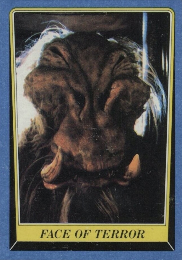 1983 Star Wars Return of the Jedi Face of Terror #164 Non-Sports Card