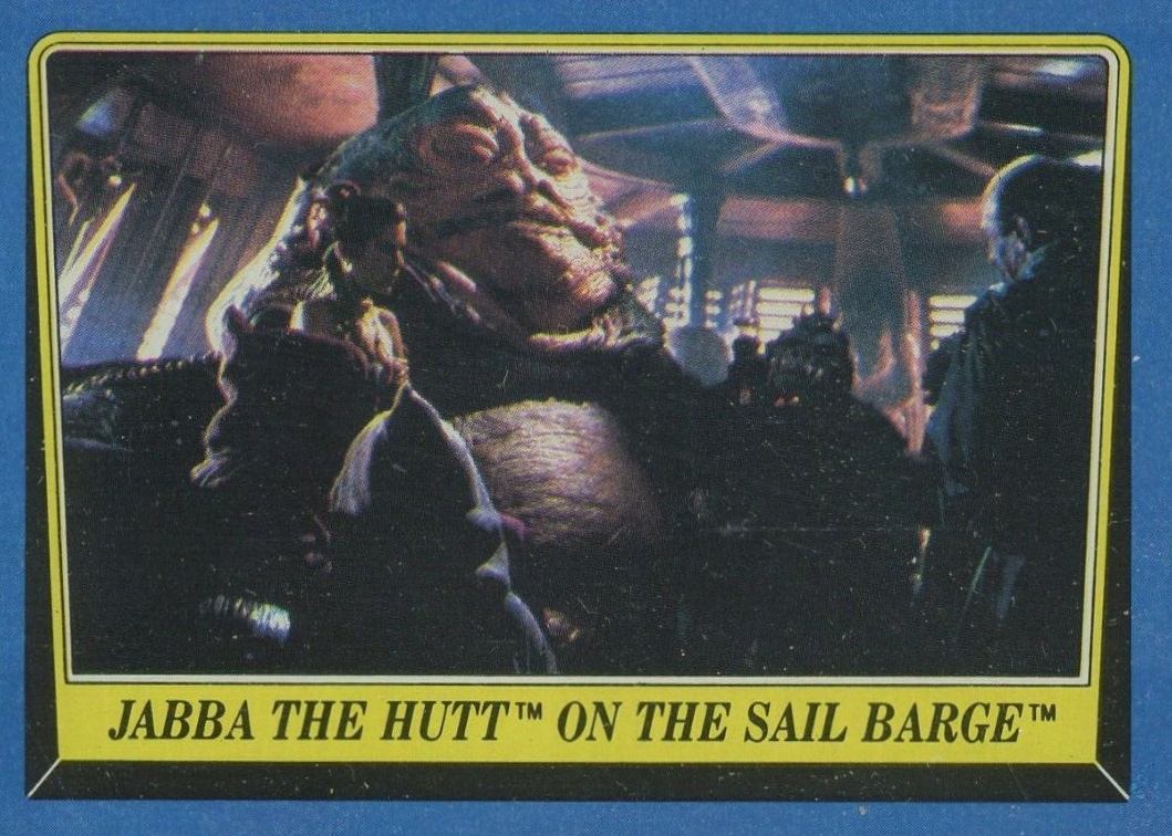 1983 Star Wars Return of the Jedi On the Sail Barge #40 Non-Sports Card
