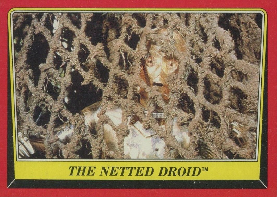 1983 Star Wars Return of the Jedi The Netted Droid #79 Non-Sports Card