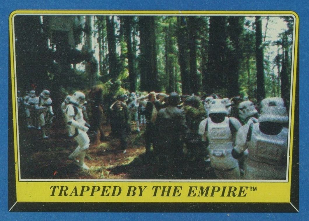 1983 Star Wars Return of the Jedi Trapped by the Empire #191 Non-Sports Card