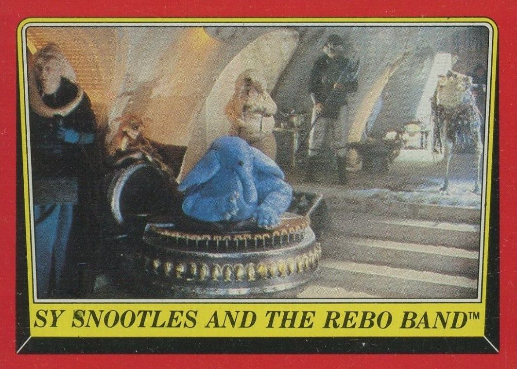 1983 Star Wars Return of the Jedi Sy Snootles and #20 Non-Sports Card