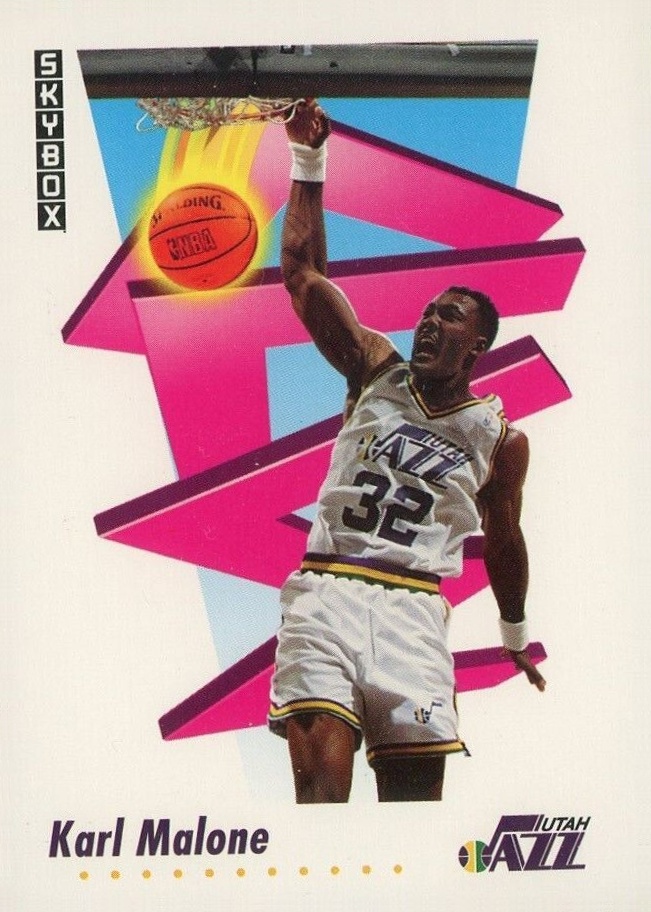 1991 Skybox Karl Malone #283 Basketball Card