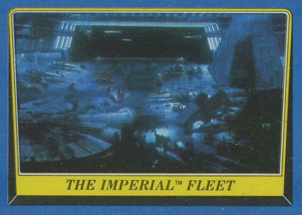 1983 Star Wars Return of the Jedi The Imperial Fleet #171 Non-Sports Card