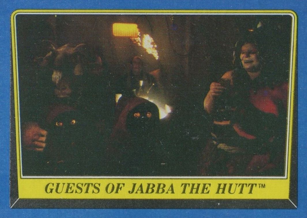 1983 Star Wars Return of the Jedi Guests of Jabba The Hutt #210 Non-Sports Card