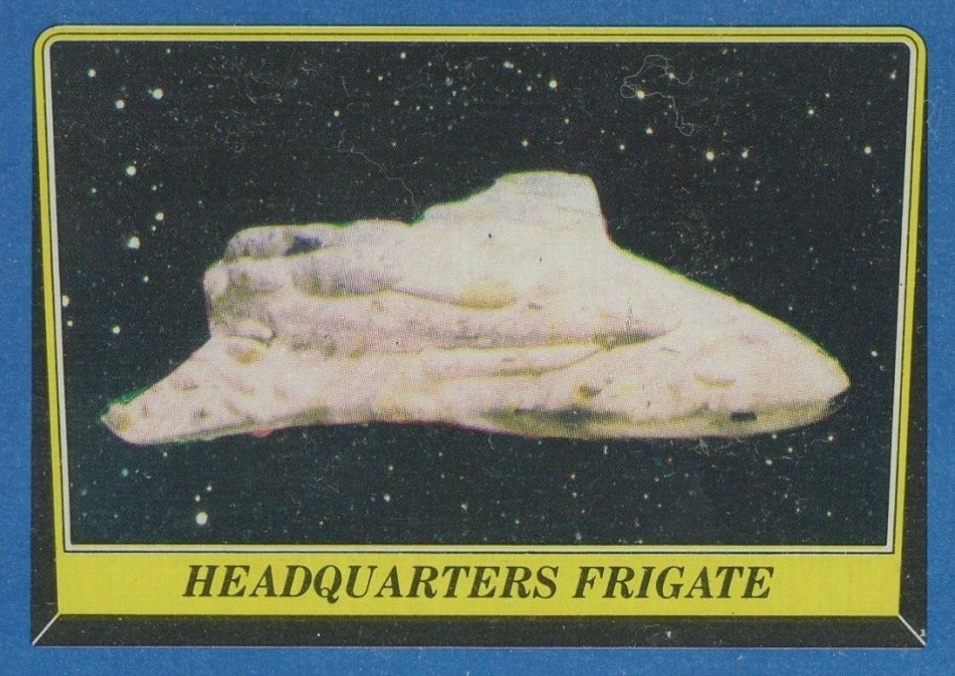 1983 Star Wars Return of the Jedi Headquarters Frigate #213 Non-Sports Card