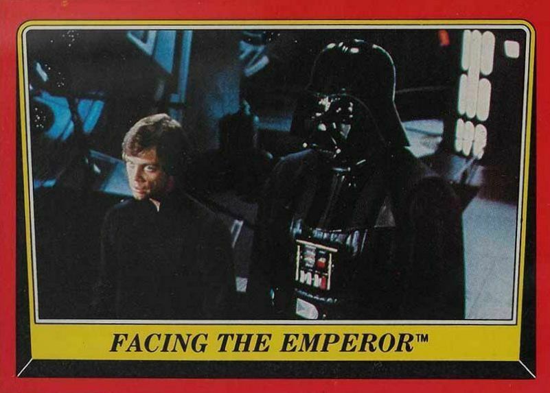1983 Star Wars Return of the Jedi Facing the Emperor #116 Non-Sports Card