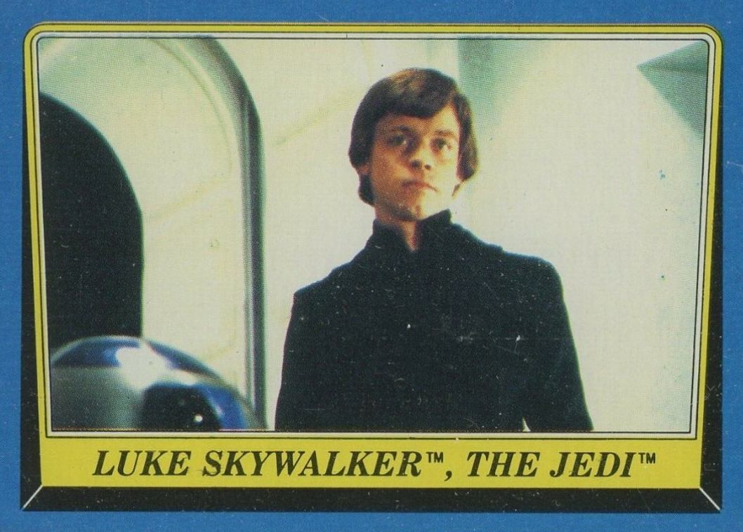 1983 Star Wars Return of the Jedi Luke Skywalker, The Jedi #141 Non-Sports Card