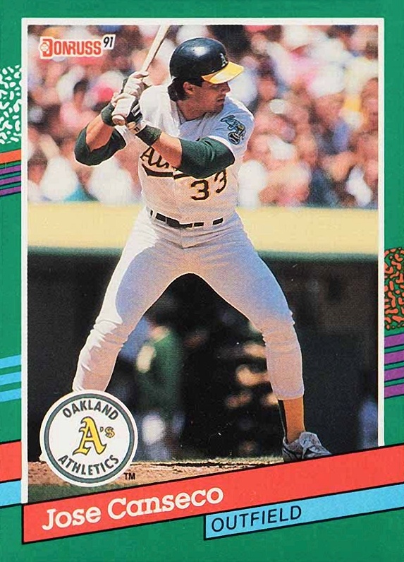 1991 Donruss Jose Canseco #536 Baseball Card