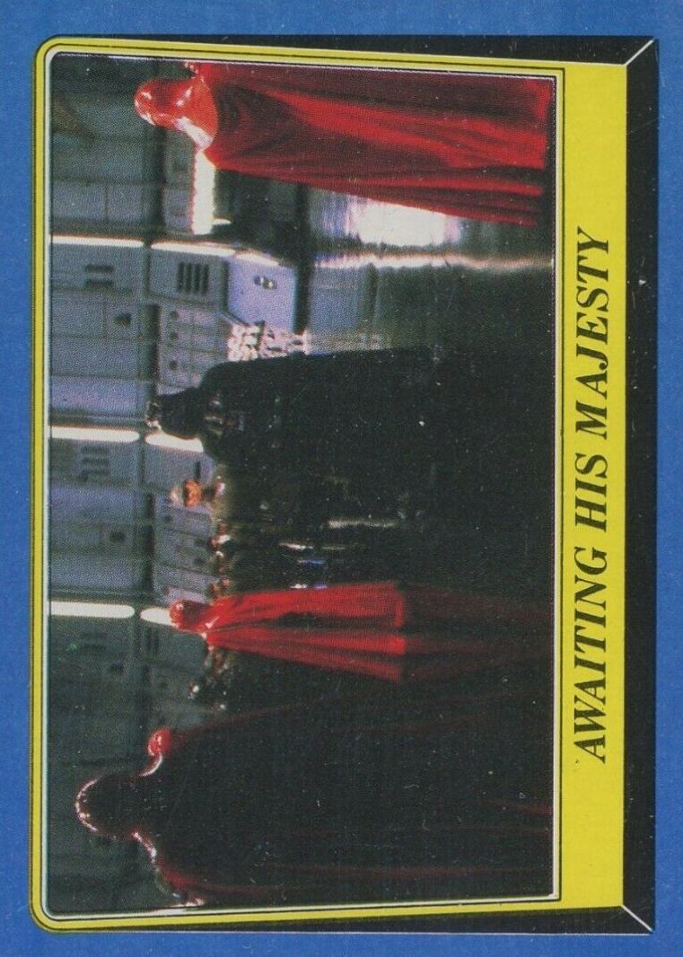 1983 Star Wars Return of the Jedi Awaiting His Majesty #181 Non-Sports Card