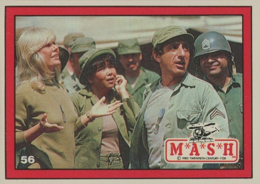 1982 Mash Some of the cast #56 Non-Sports Card
