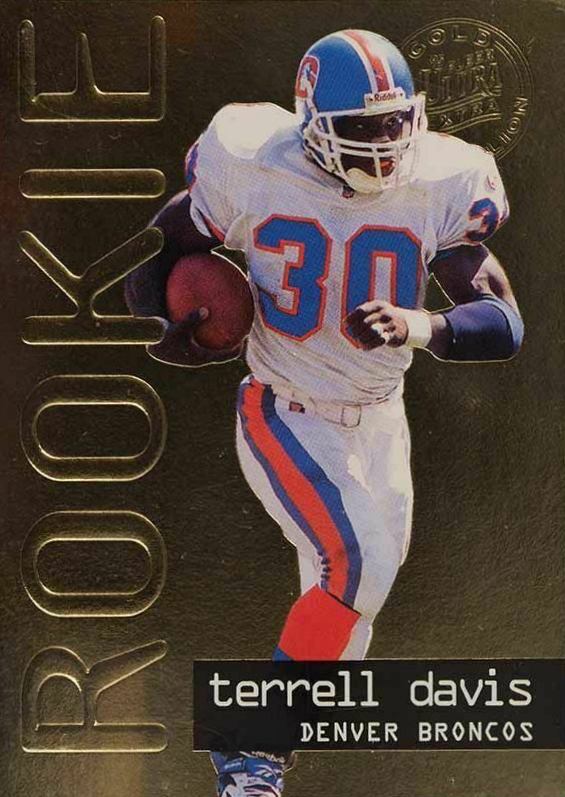 1995 Ultra Gold Medallion Terrell Davis #430 Football Card