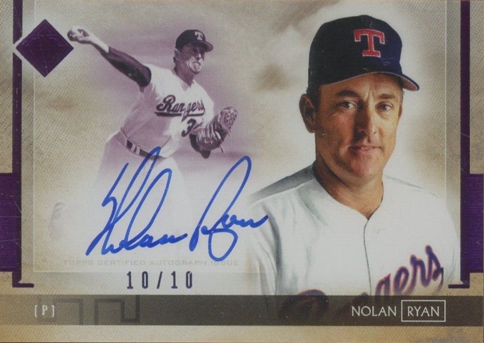 2020 Topps Transcendent Collection Autographs Nolan Ryan #NR Baseball Card