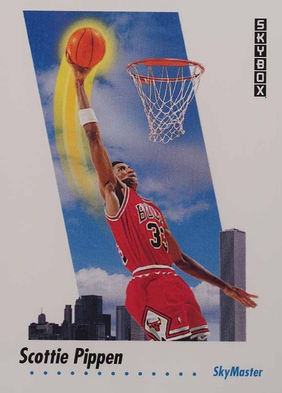 1991 Skybox Scottie Pippen #586 Basketball Card