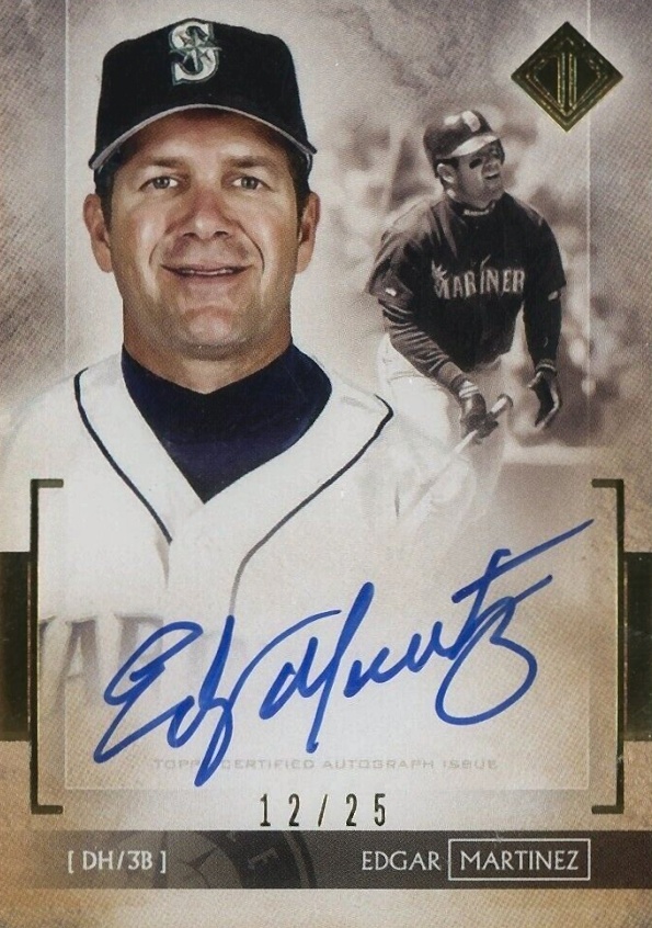 2020 Topps Transcendent Collection Autographs Edgar Martinez #EM Baseball Card