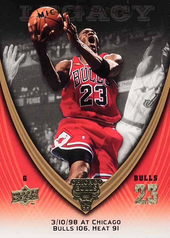 2008 Upper Deck Jordan Legacy  Michael Jordan #910 Basketball Card