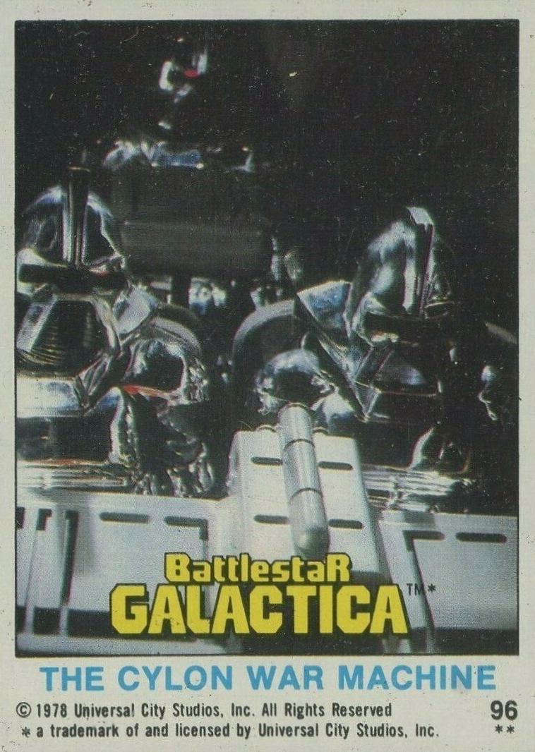 1978 Battlestar Galactica The Cylon War Machine #96 Non-Sports Card