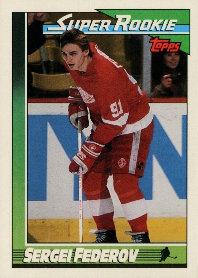 1991 Topps Sergei Fedorov #8 Hockey Card