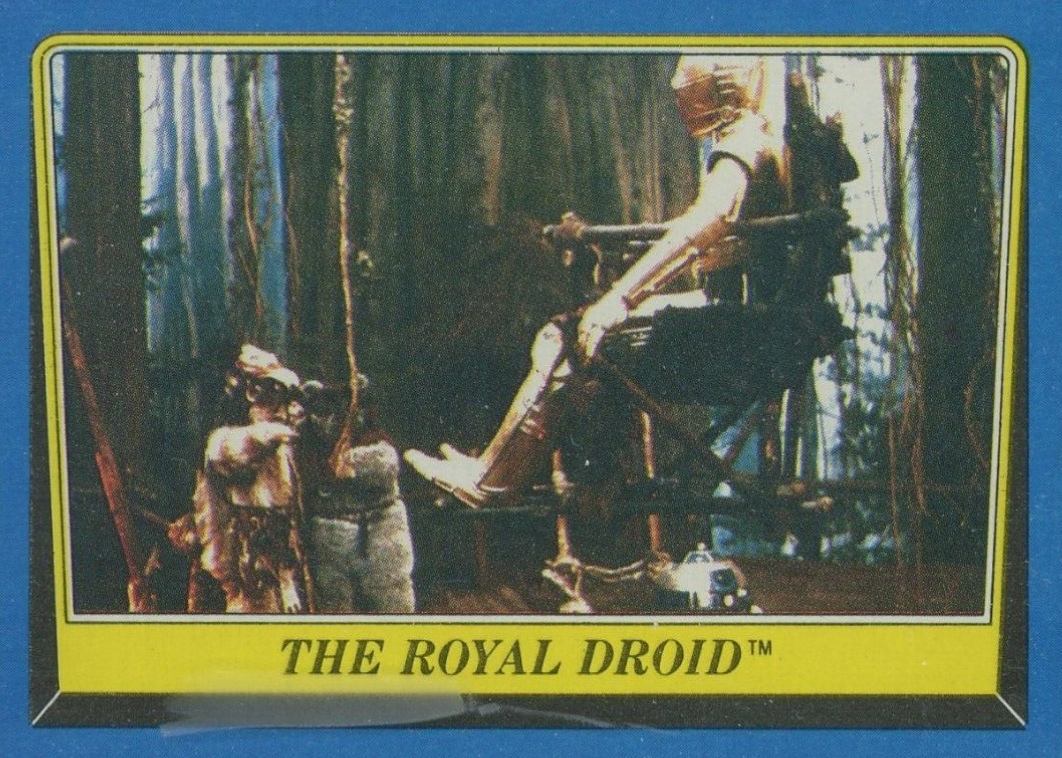 1983 Star Wars Return of the Jedi The Royal Droid #197 Non-Sports Card