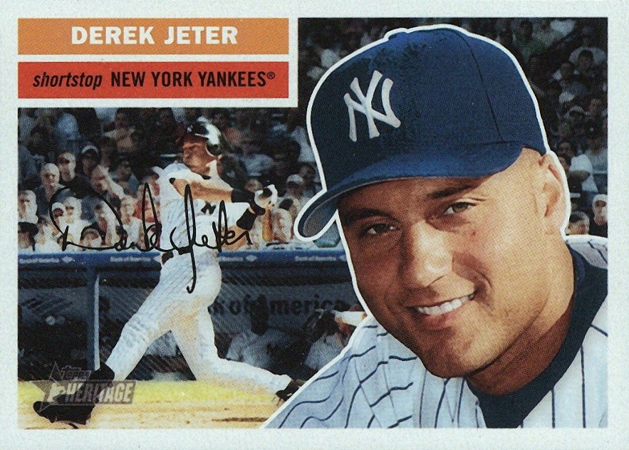 2005 Topps Heritage  Derek Jeter #400 Baseball Card