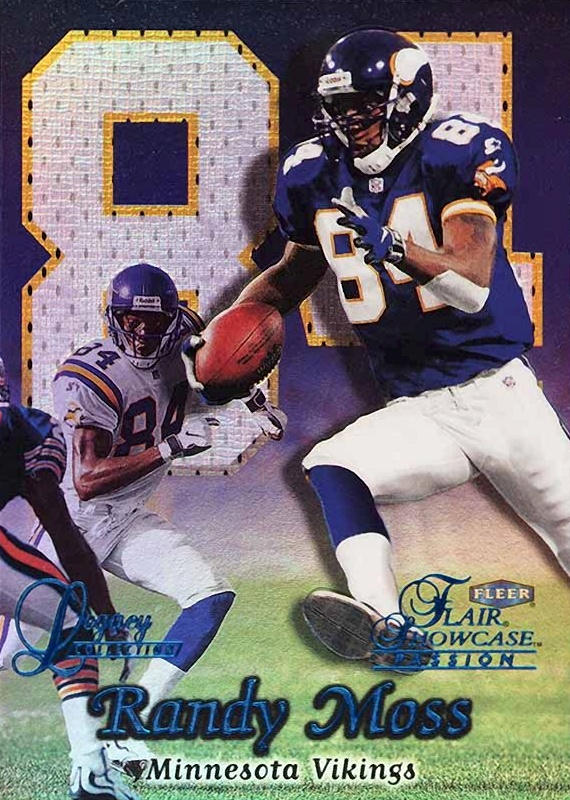 1999 Flair Showcase Legacy Collection Randy Moss #78L Football Card