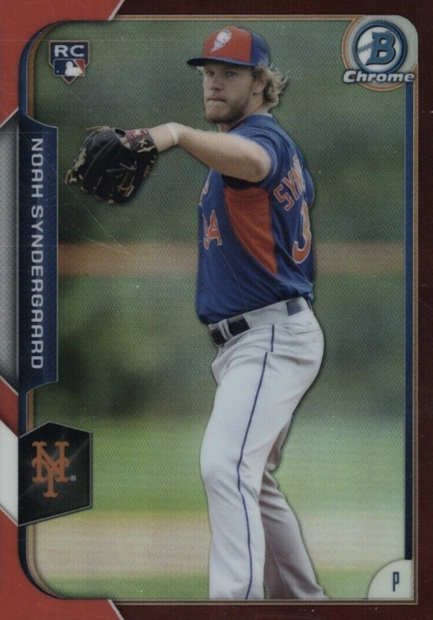 2015 Bowman Chrome Noah Syndergaard #192 Baseball Card