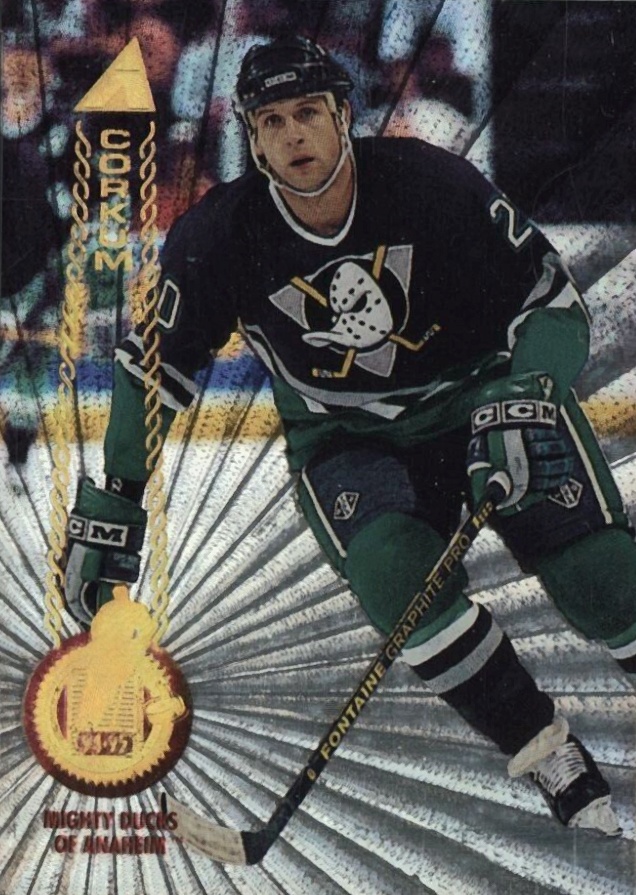 1994 Pinnacle Bob Corkum #144 Hockey Card