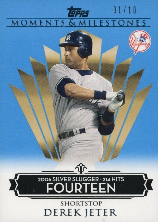 2008 Topps Moments & Milestones Derek Jeter #57 Baseball Card