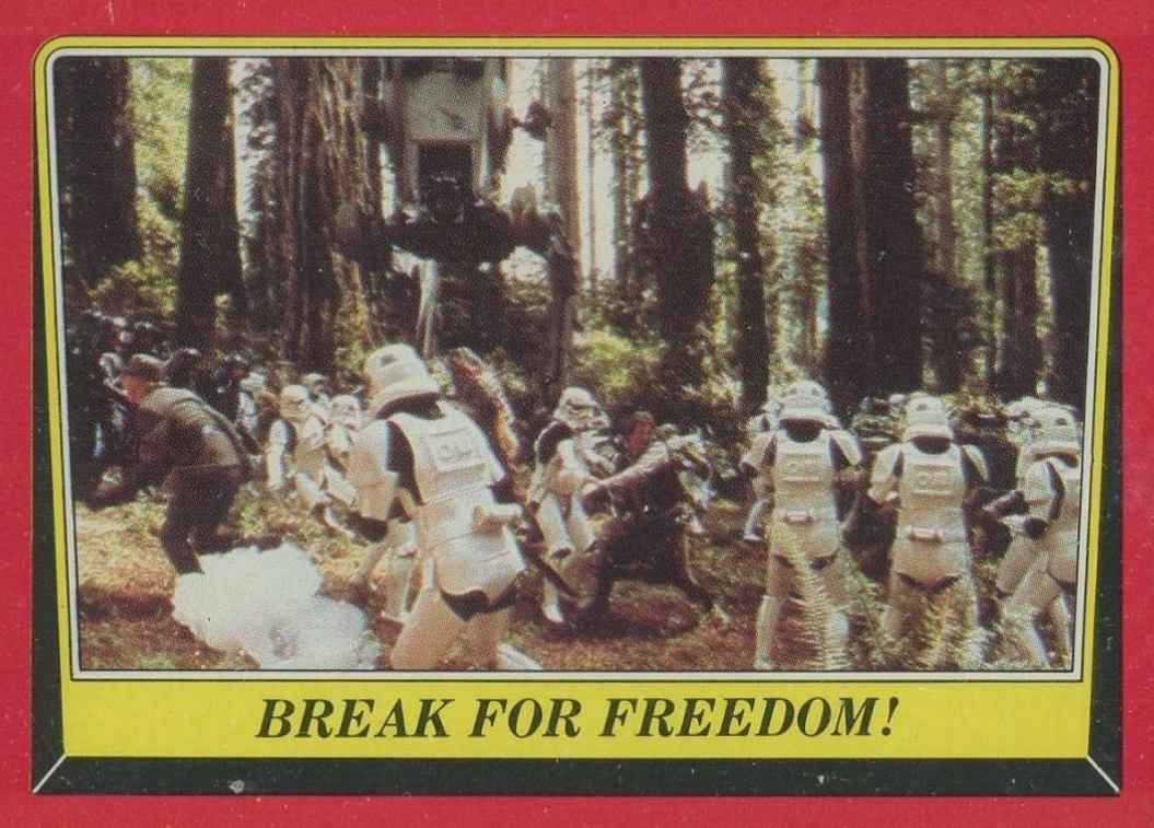 1983 Star Wars Return of the Jedi Break for Freedom! #108 Non-Sports Card