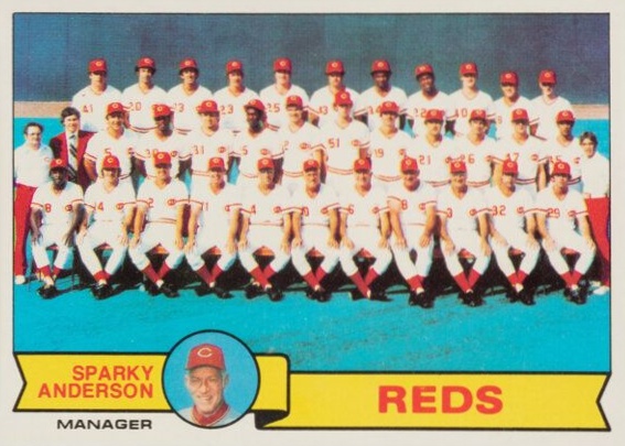 1979 Topps Team Checklist Sheet-Hand Cut Cincinnati Reds Team #259 Baseball Card