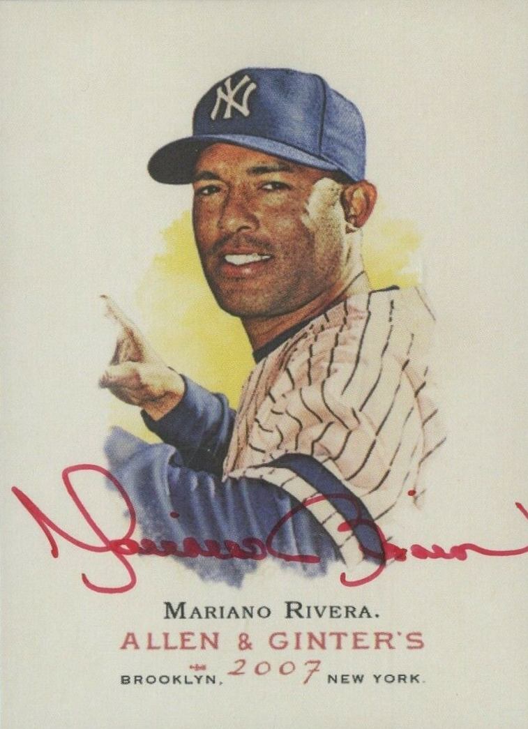 2007 Topps Allen & Ginter Mariano Rivera #18 Baseball Card