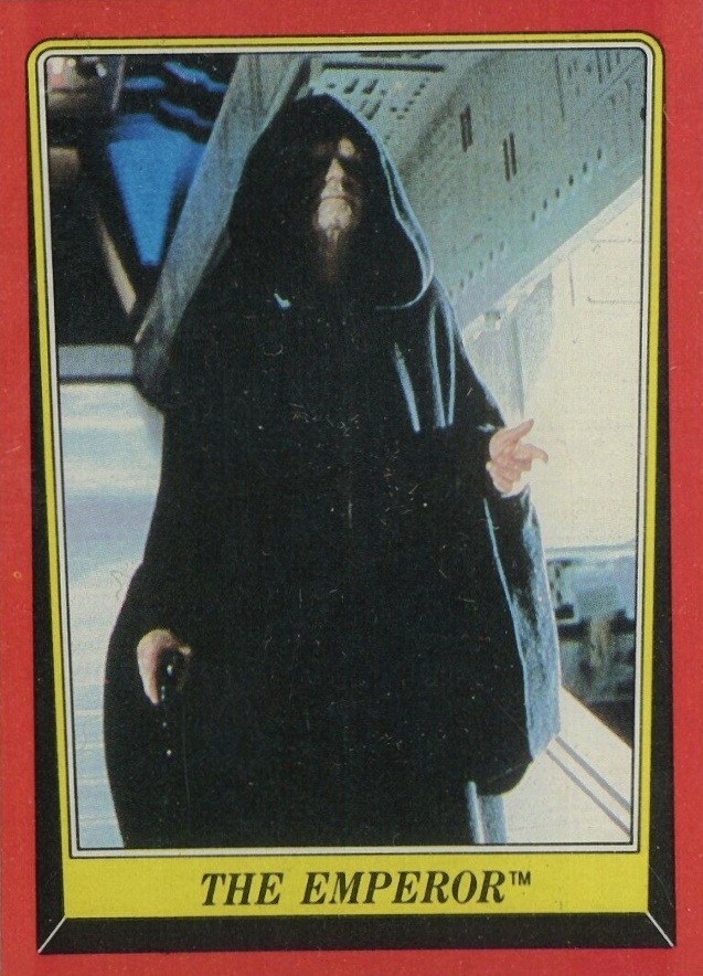 1983 Star Wars Return of the Jedi The Emperor #57 Non-Sports Card