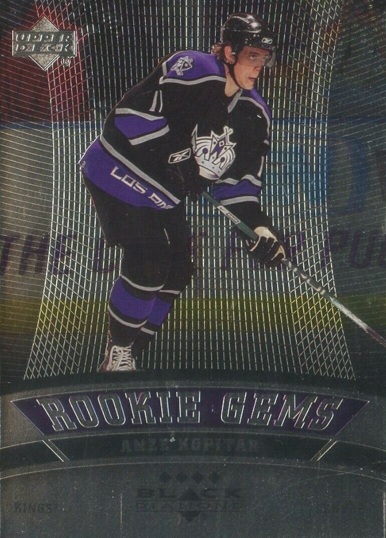 2006 Upper Deck Black Diamond Anze Kopitar #200 Hockey Card