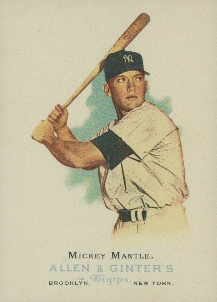 2006 Topps Allen & Ginter Mickey Mantle #275 Baseball Card