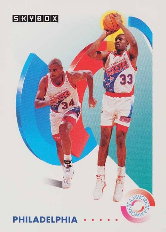 1991 Skybox Charles Barkley/Hersey Hawkins #478 Basketball Card